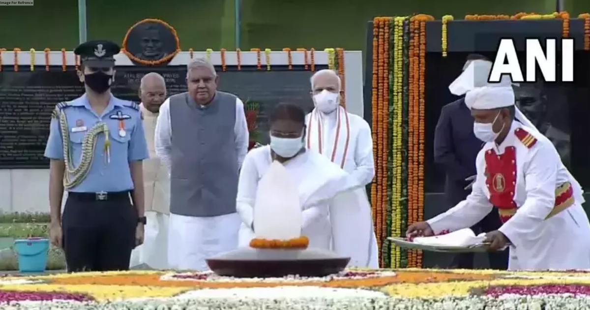 President Murmu, PM Modi lead tributes to Vajpayee on 5th death anniversary, NDA partners in attendance too